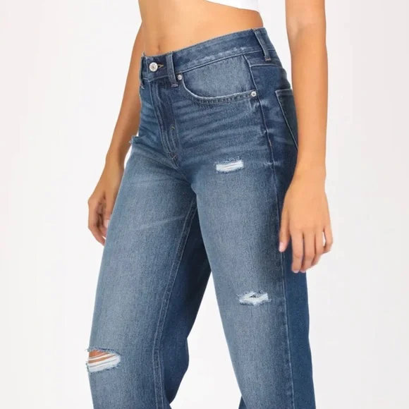 NWT Rewash Super High Rise Vintage Reunion Wide Leg Jeans - Picture 11 of 12